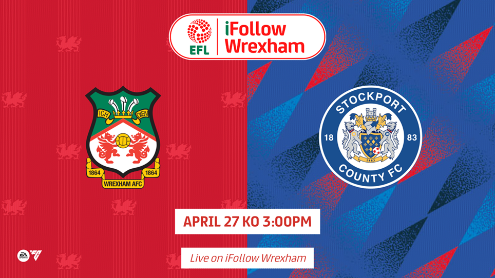 WATCH LIVE | Wrexham AFC vs Stockport County